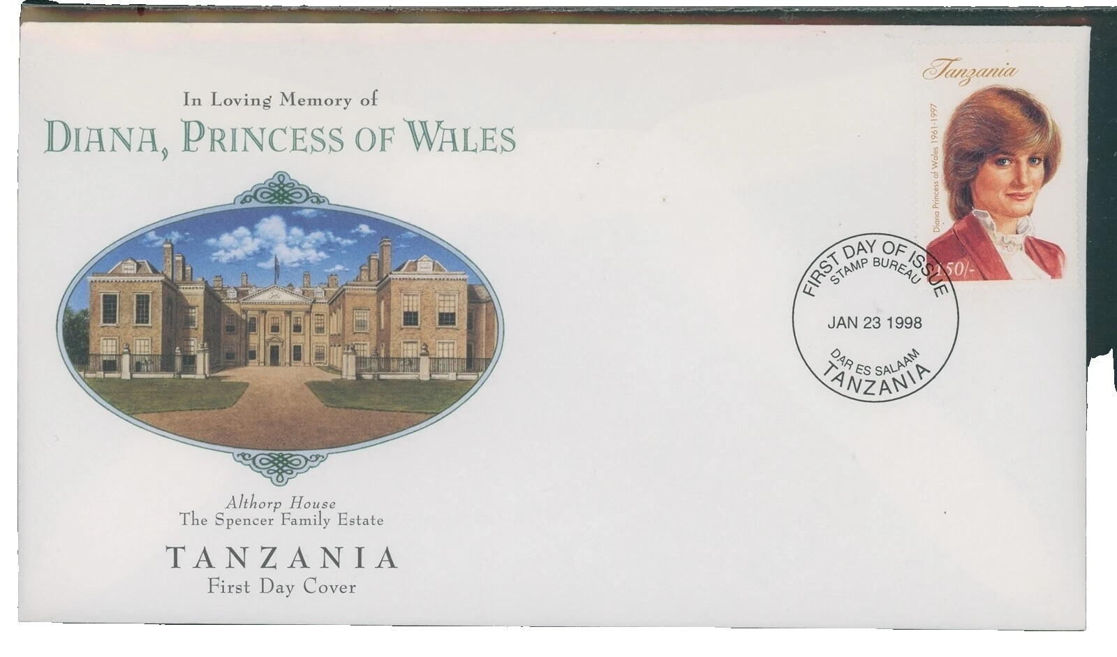 Royalty First Day Cover African Stamps