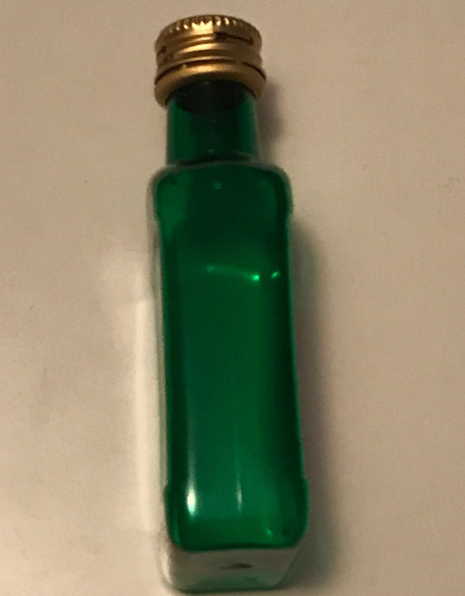 Mini Plastic Cognac Bisquit Vintage Airline Liquor Bottle 5d 40