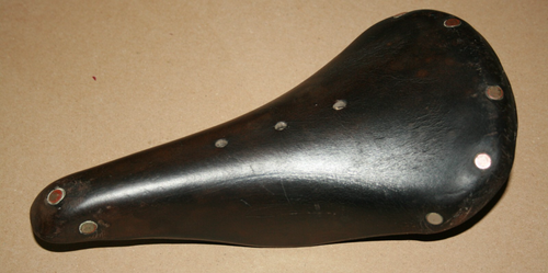 OLD BIKE SADDLE selle velo de course BROWN triomphe ideale