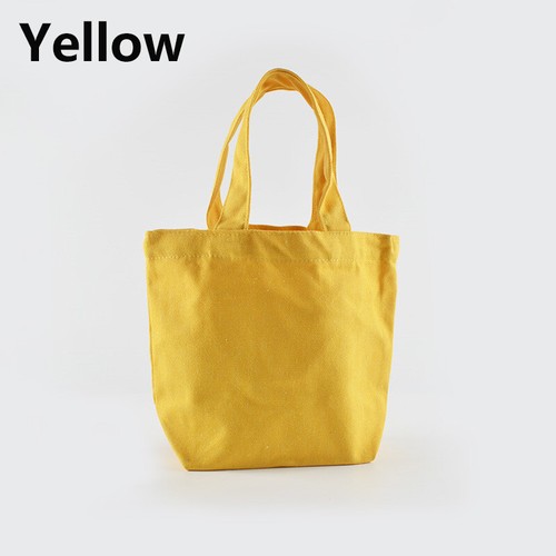 Foldable Shopping Bag Lunch Bags Canvas Tote Women Small Handbag Grocery Foods - Picture 13 of 20
