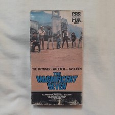 The Magnificent Seven VHS 1984 CBS FOX  TESTED WORKS GREAT   CULT CLASSIC