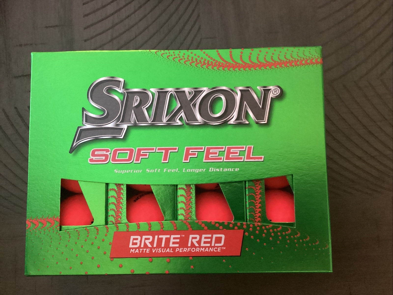 Srixon Soft Feel Brite Red Dozen Golf Balls eBay