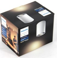 Philips Hue White Ambiance Pillar Bt Spot Mit Dimmschalter Weiß