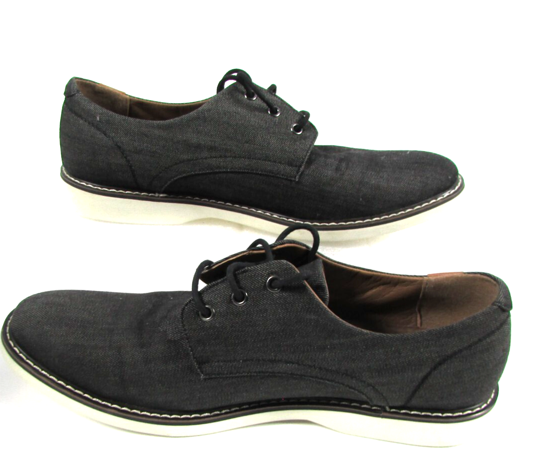 SAOLA Madden M DISIT scarpe Oxford uomo grigio denim casual TG 11M suola bianca stringate