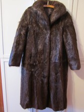 Pelzmantel Gr 38 Lang Bieber Echtfell