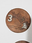 Vtg~267 Taxco Mexico~Victoria Ana Nunez Brilanti~Plate~Coasters~Copper/Silver — photo 9
