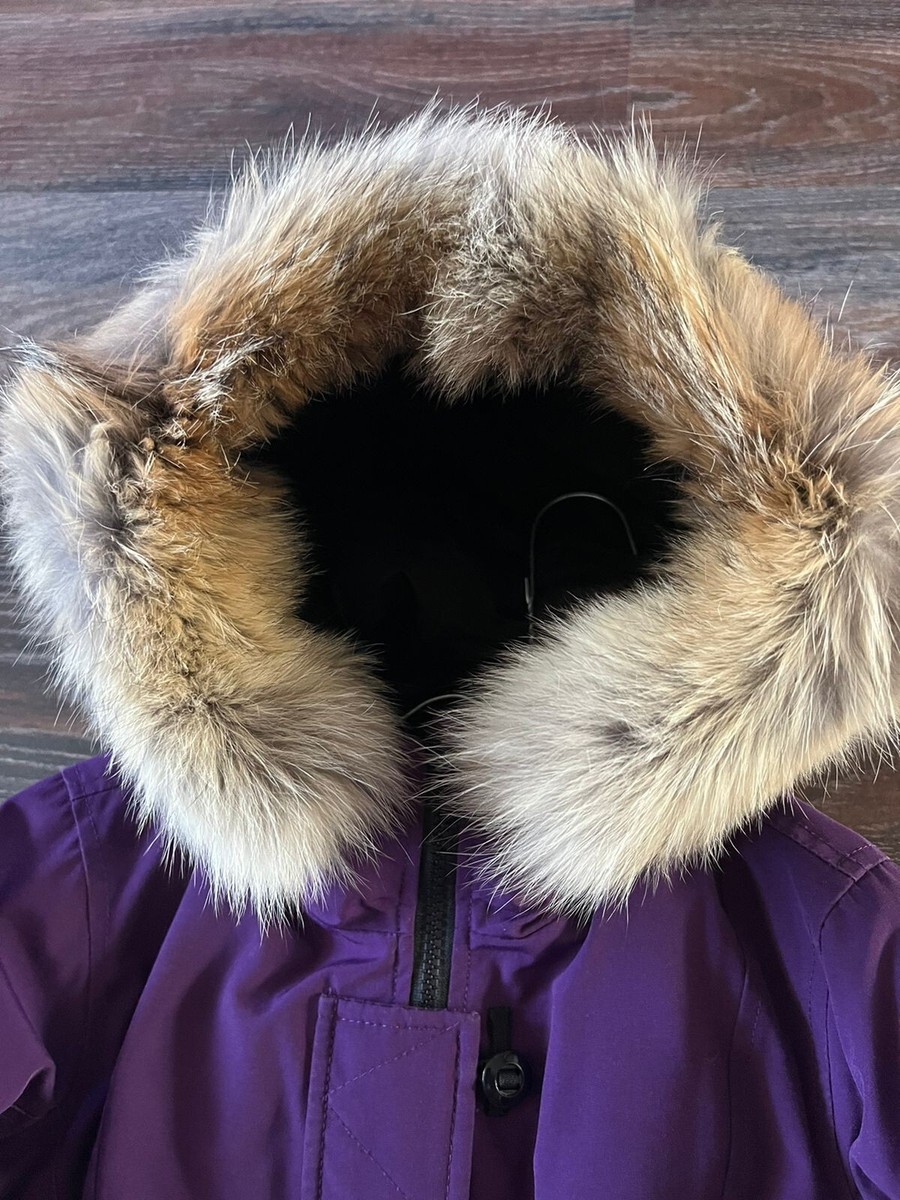 Junior authentic parka Canada Goose Brittania 4593Y purple M | eBay