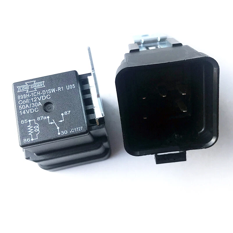 10PCS SONG CHUAN 898H-1CH-D1SW-R1 U05 12VDC Power Relay 50/30A 5Pins - Image 2 of 2