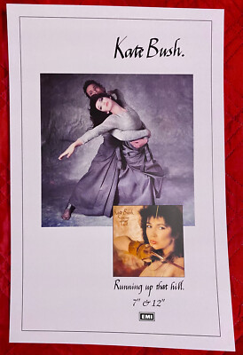Kate Bush - Running Up That Hill Advert - 11x17 Poster Print | eBay