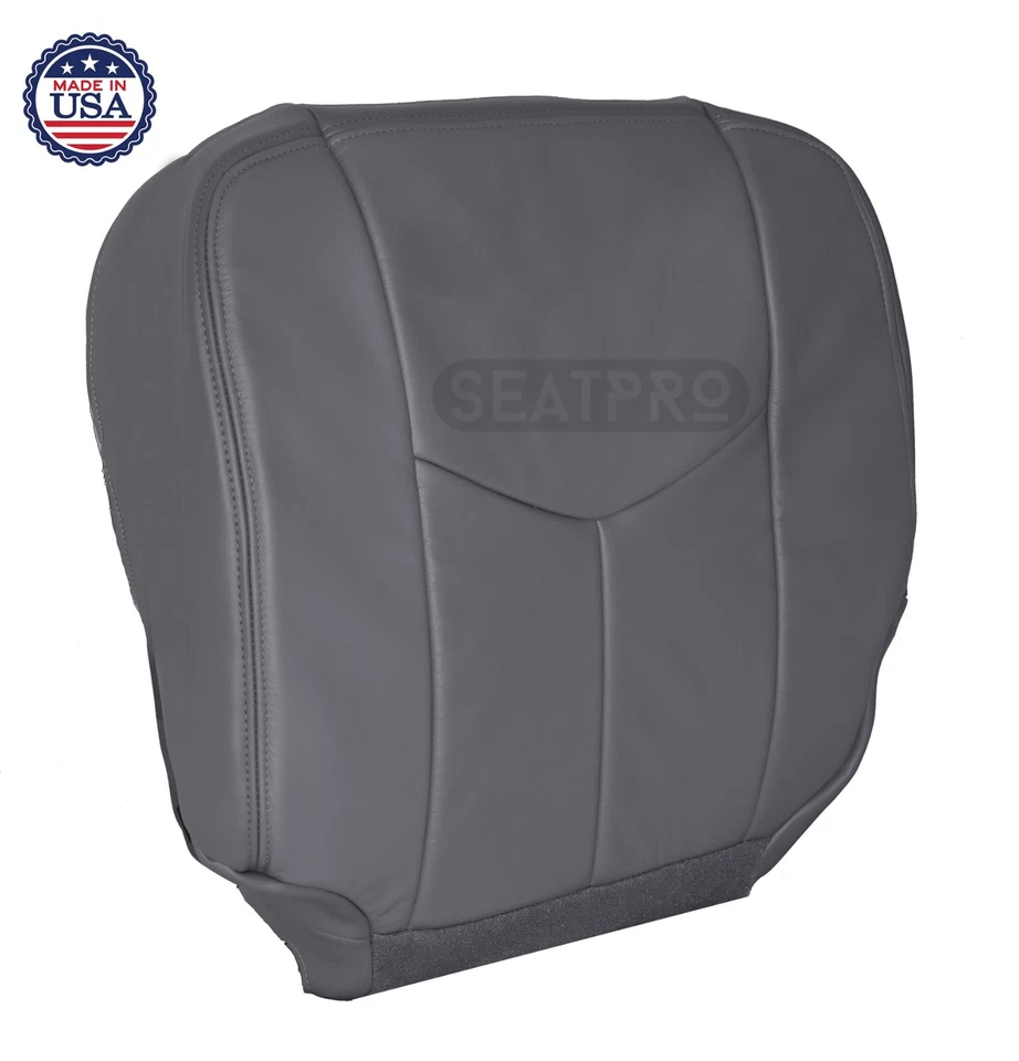 Cubierta de asiento inferior delantera gris vinilo para GMC Yukon/Yukon XL 2500 SLT 2003-2006 2x2 Foto 3 de 4