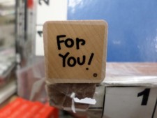 For You saying RUBBER STAMP 33L