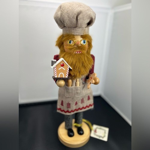 Chef Nutcracker 14.5" Country Gingerbread Baker Nutcracker Christmas Decor
