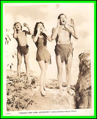 MAUREEN O'SULLIVAN JOHNNY WEISSMULLER in 