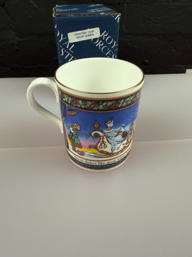 Royal Worcester Christmas Tales Tea / Coffee Mug 1995 9.5 cm High The Snow Queen - Picture 4 of 6