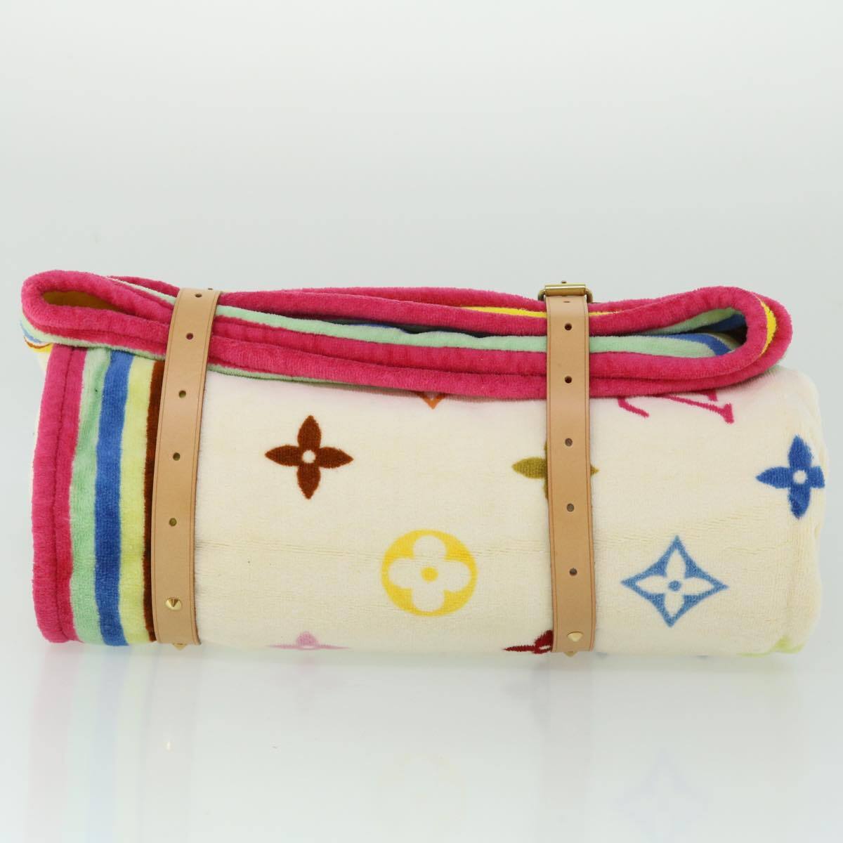 LOUIS VUITTON Monogram Multicolor Towel EDITION LIMITED 174 Cotton 