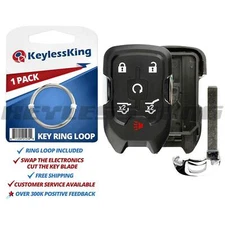 Keyless Entry Remote Car Key Fob Shell Case for 2014-2017 Suburban Tahoe Yukon