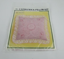 ROSE PARFAIT CW07 Candlewicking Embroidery Kit NOS 1983 M.H Yarns