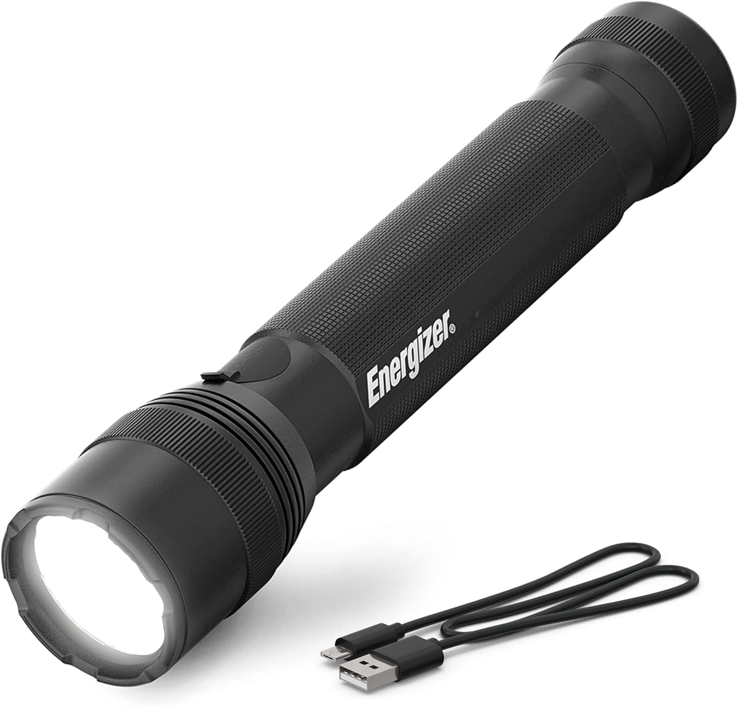 Tacr-1000 LED Tactical Flashlight, Bright Rechargeable Flashlight for Emergencie