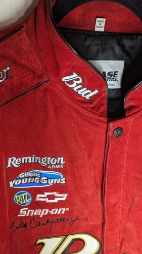 Vintage Chase Authentics Dale Earnhardt Jr Budweiser NASCAR Jacket XXL - Picture 4 of 17