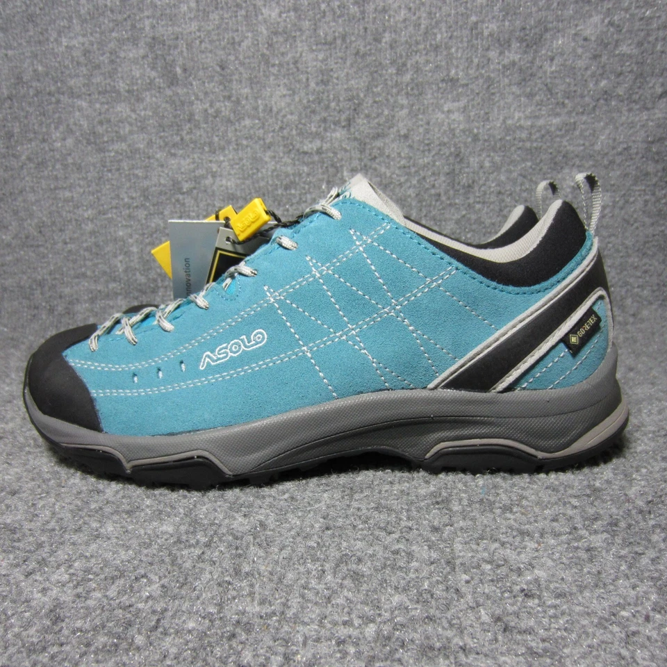 Asolo Nucleon GV GTX Impermeable Vibram Senderismo Trail Zapatos Azul Mujer 6.5 NUEVO Foto 3 de 4