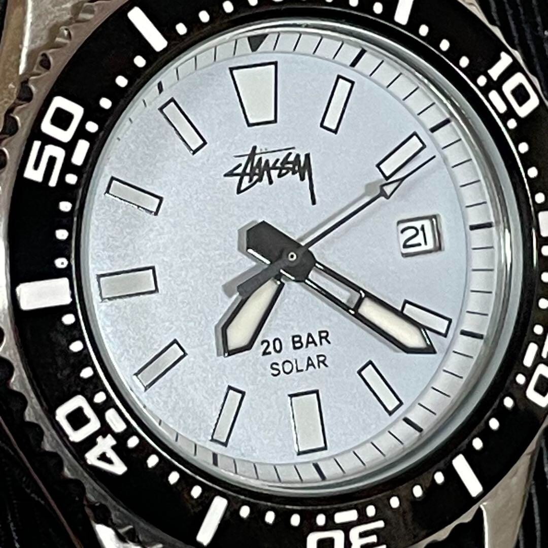 Stussy Seiko 30th Anniversary Watch 42mm Rubber Strap Nylon
