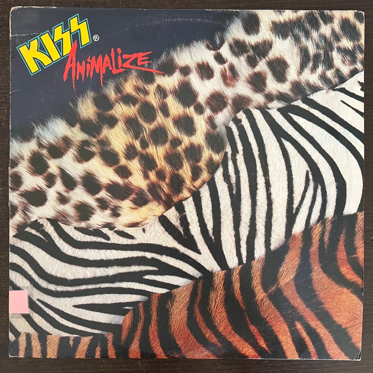 Kiss - Animalize ULTRA RARE PRESS VENEZUELA LATIN ( INSERT ) NM