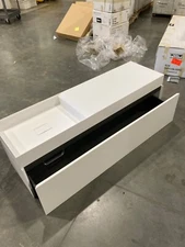 Falper Pure #A4L 63" Wall-Mount 1-Drawer Vanity  w/ Sink WHITE New!