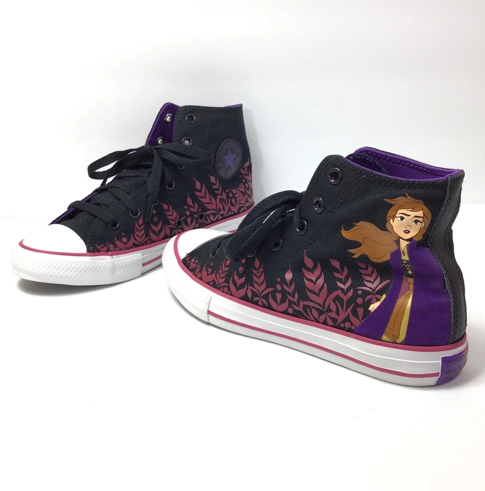 Scarpe sneakers alte Converse Chuck Taylor All Star Disney Frozen Anna taglia 3