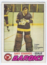 1977-78 O-Pee-Chee #345 Gary Edwards (goalie)