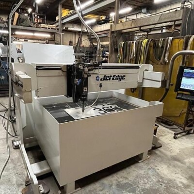 30'' x 48'' JET EDGE ''30X48AMC'' 55000 PSI CNC WATER JET w/30 HP INTENSIFIER-#MH092