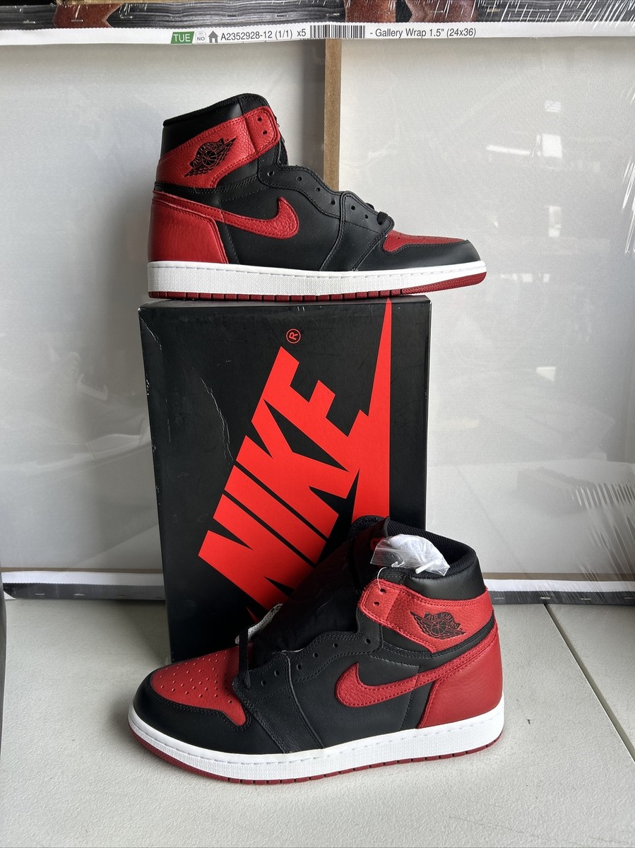 Nike Air Jordan 1 Retro High OG Banned Bred 2016 Men's Size Nike Air Jordan 1 Retro High OG Banned Bred 2016 Men's Size