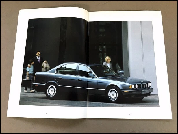 1990 BMW 5-Series 525i 535i 40-page Original Car Sales Brochure Catalog Foto 4 de 4