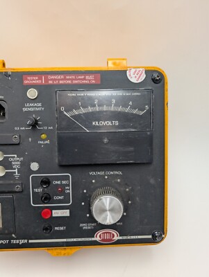 Biddle 230425 AC/DC Portable High-Pot Tester | Powers On