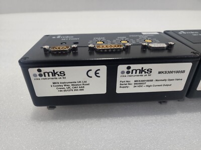 MKS NOMALLY OPEN VALVE MKS3001005B (As-Is) | eBay