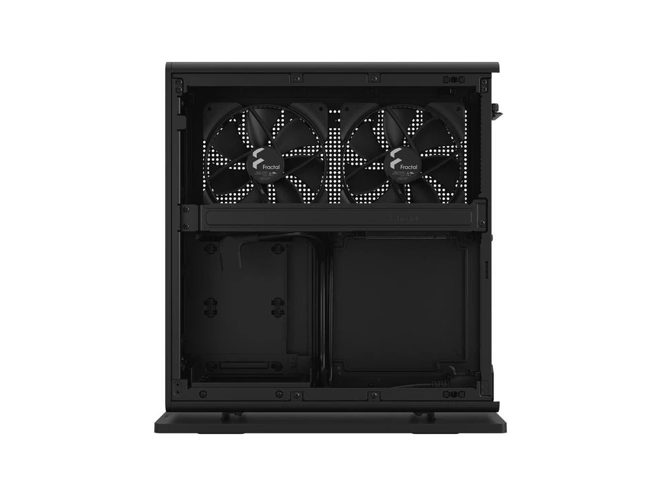 Fractal Design Ridge Black Mini-ITX Slim Small Form Factor Console PC Case with - Image 3 of 4