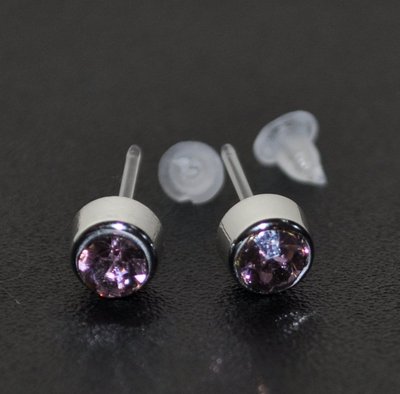 Orecchini Tondi In Ottone 7file Zirconi Placcato Argento16.5mm |GDO - Foto 9