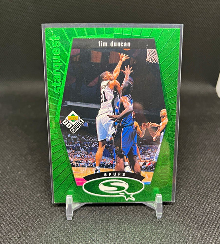 Tim Duncan [Green] #SQ24 1998 UD Choice Starquest card