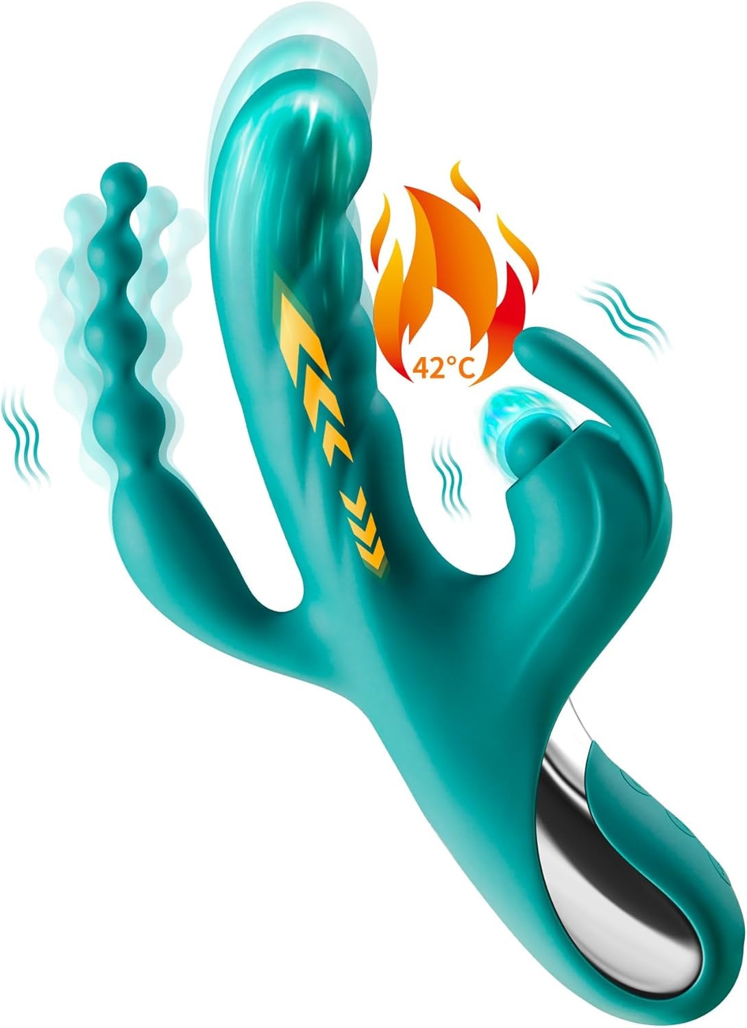 G-Punkt Rabbit Vibrator 3 in 1 Anal Dildo Vibratorensets Silikon Klitoris Stim G-Punkt Rabbit Vibrator 3 in 1 Anal Dildo Vibratorensets Silikon Klitoris Stim