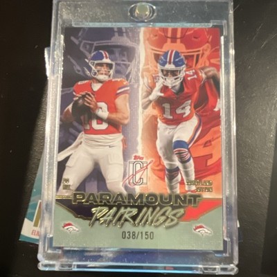 Topps Paramount Pairings Bo Nix/ Courtland Sutton