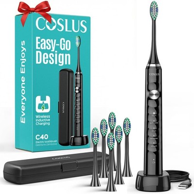 Toothbrush for Adults C40(DY-108Pro): 47000 VPM for Deep Cleaning with Travel...