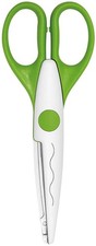 WEDO Konturenschere Wellenschnitt Länge: 160 mm für Rechtshänder grün