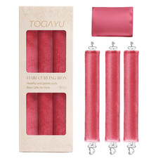 Heatless Curls Overnight Set - Jumbo Overnight Hair Curlers to Sleep In, Soft Ve