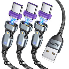 16PIN USB C Magnetic Charging Cable , 180 Rotation Magnet Charger