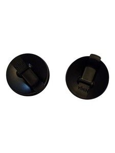 2 Ninja Replacement Sip & Seal Lids 18 24 32 oz Nutri Ninja Flip Top, 3.5" LID
