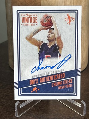 2021-22 Onyx Vintage Auto Chuma Okeke #VACO Auto