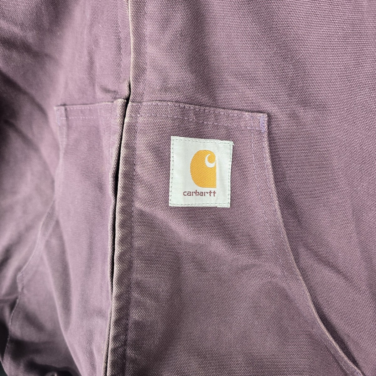 Carhartt LARGE Vintage 90s Light Purple Aztec Hooded Zip Up Jacket