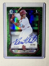 Deniel Ortiz Bowman Chrome 2026 Green /99 Auto