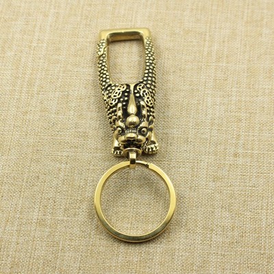 Solid Brass Keychains Keyrings Pants Clip Bag Wallet Hook Key Chain Holder