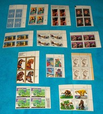 US Postage - 12 Different 32 Cent Plate Blocks of 4, Mint never-hinged Group 8 