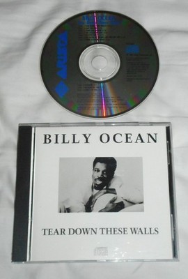 BILLY OCEAN Tear Down These Walls CD 1988 Jive Arista